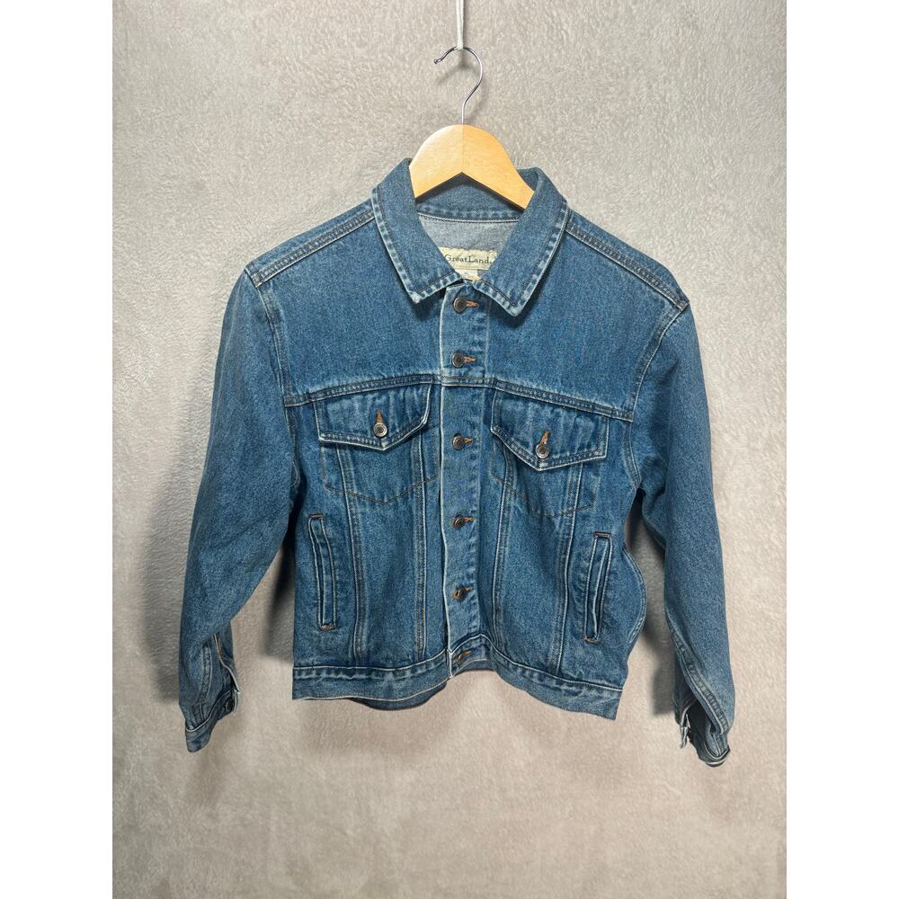 Greatland Button‎ Up Denim Jacket 100% Cotton Youth XL